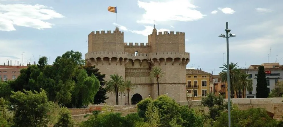Torres de Serranos, mittelalterliches Denkmal in Valencia