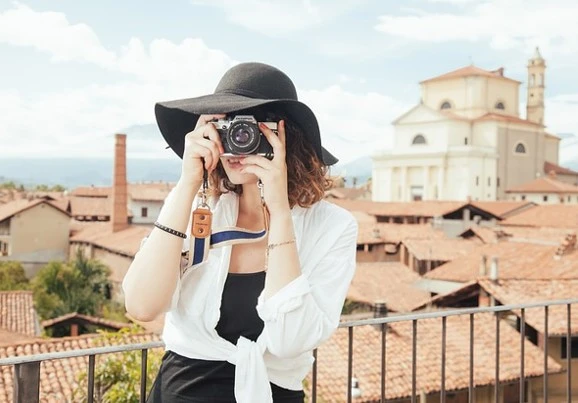 Tourist, der Fotos macht. Tourist, der Fotos macht.
