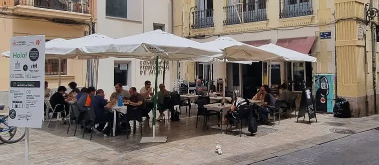 Cafetería Sant Esteve im historischen Zentrum von Valencia