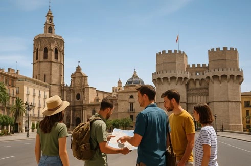 Guide erklärt Valencia Sehenswürdigkeiten