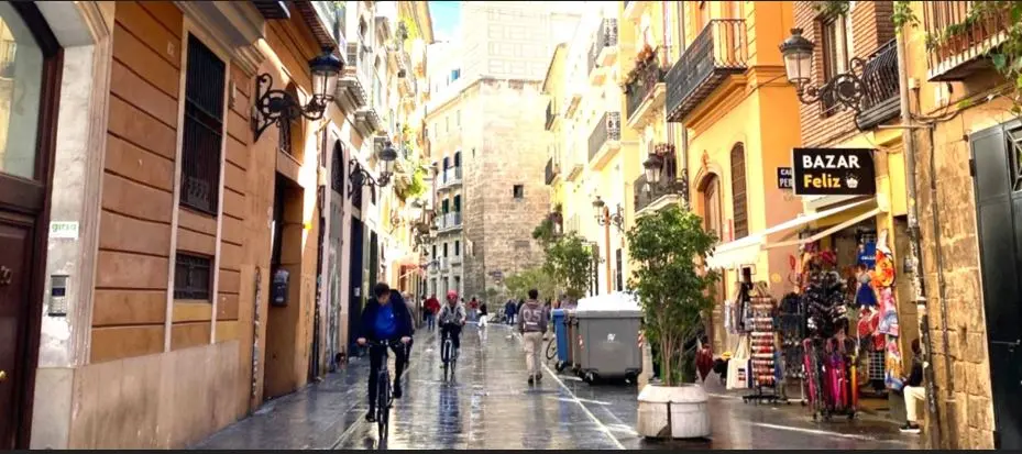 Viertel El Carmen in Valencia