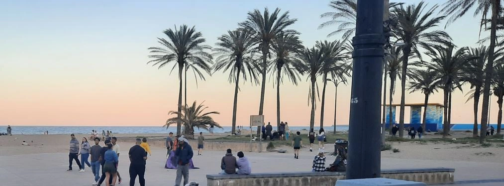 Playa de la Patacona in Valencia