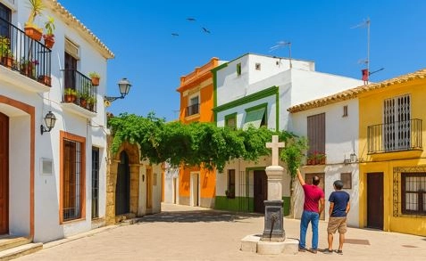 Das Viertel Baix la Mar in Dénia